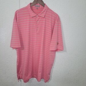 Peter Millar Summer Comfort Polo Shirt, Golf, Casual, Pink Xl